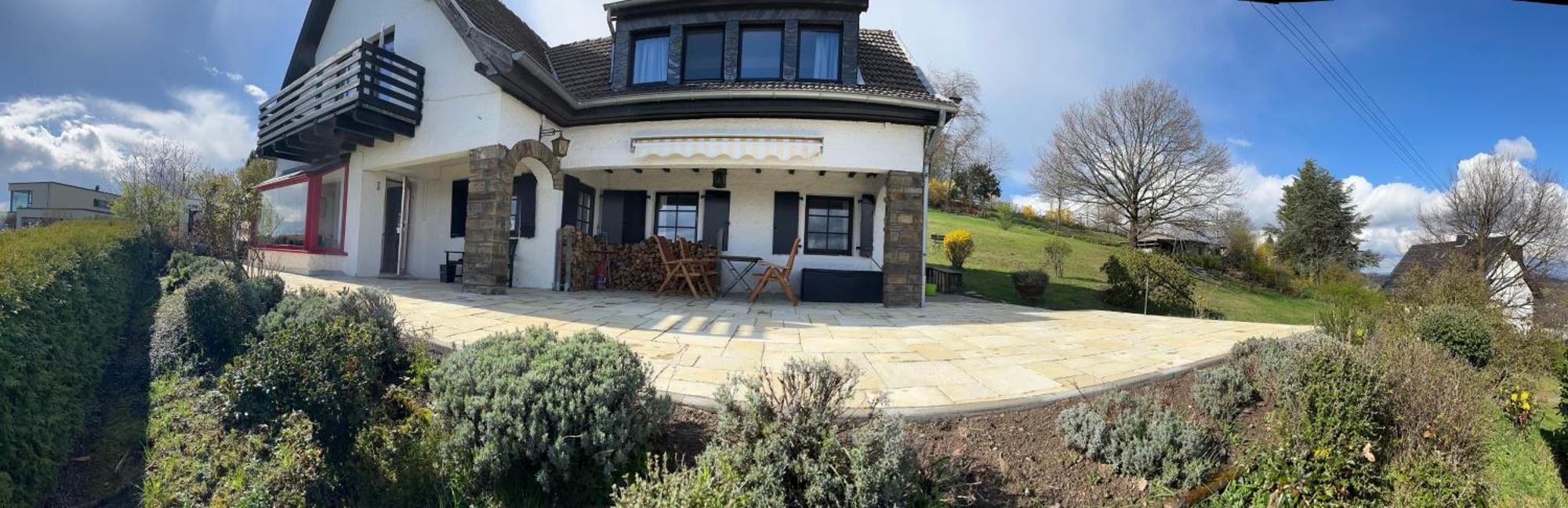 Eifel Landhaus Panoramablick Unter Der Burg Olbrueck Mit Sauna Hottub Grosser Terrasse Und Garten Ideal Fuer Familien نيدِردورنباخ المظهر الخارجي الصورة