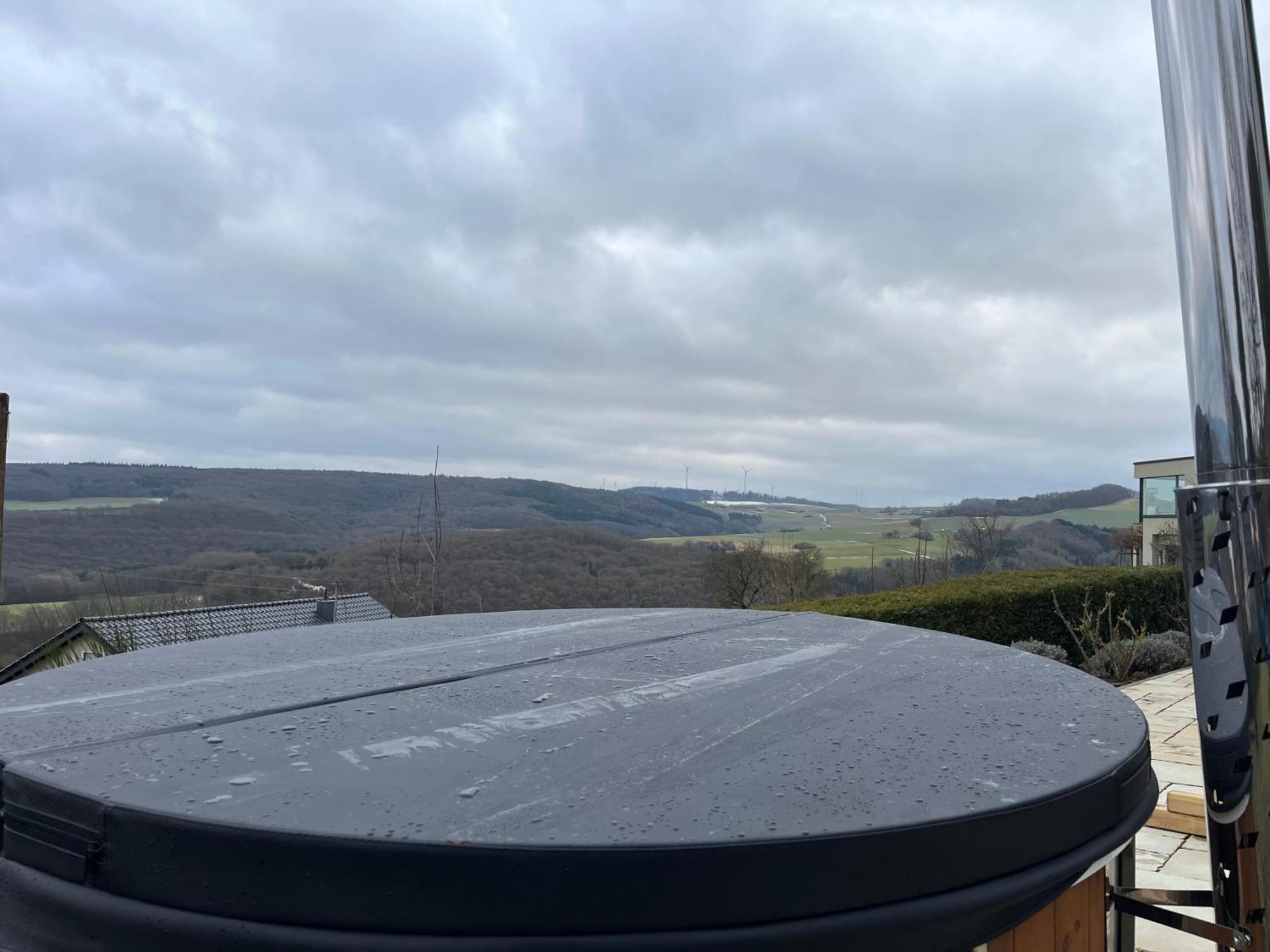 Eifel Landhaus Panoramablick Unter Der Burg Olbrueck Mit Sauna Hottub Grosser Terrasse Und Garten Ideal Fuer Familien نيدِردورنباخ المظهر الخارجي الصورة